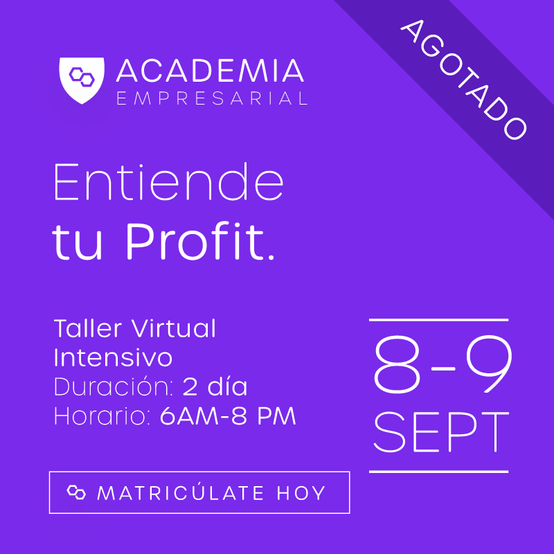 Entiende tu profit. |Sold Out|